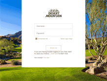 Tablet Screenshot of members.desertmountain.com